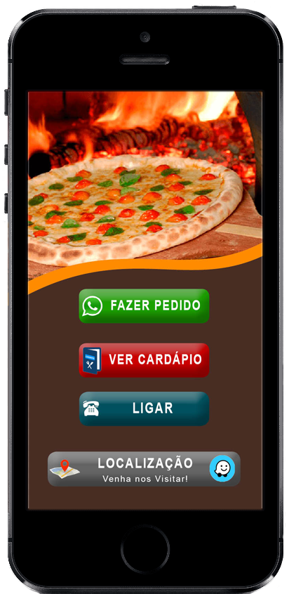 Seu cliente acessa em um só lugar tudo sobre o seu estabelecimento de forma clara e organizada, bastando tocar nos botões.