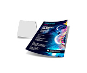 Panfletos Flyers e Folhetos/Couche 90g/Sem Verniz/100x140mm